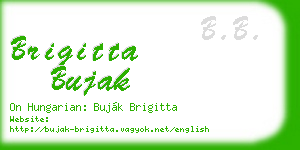 brigitta bujak business card